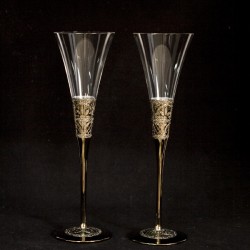 Сватбени чаши модел 111 злато